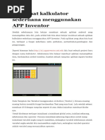 Membuat Kalkulator Menggunakan MIT App Inventor