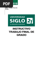 Instructivo Completo Trabajo Final de Grado 2017 - Versión 4 PDF