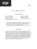 MGT 525: Competitive Strategy: Brian - Viard@yale - Edu Geri - Spadacenta@yale - Edu WWW - Som.yale - Edu