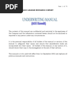 Underwriting Manual