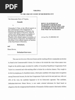 DPVA v. PIPER Et. Al: REPLY IN SUPPORT OF PLAINTIFF'S MOTION FOR TEMPORARY INJUNCTION AND IN SUPPORT OF THE PETITION FOR WRIT OF MANDAMUS