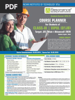 Course Planner Class-Xi - Vipul (01Jb) Class-Xi - Vipul (01Jb)