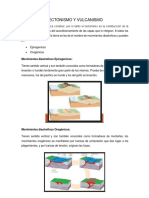 Tectonismo y Vulcanismo