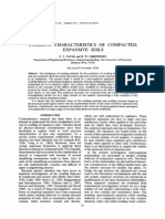 Swelling Characteristics of Compacted, Expansive Soils: (Received 5 November