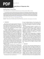 Spectral Analysis of Welding Plasma of Magnesium Alloy Using Flux Coated Wire