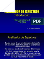 Analizador ESPECTRO Introduc 2018