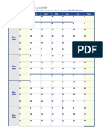 Calendario Semanal 2021