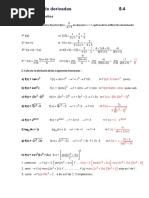 Ejercicios de Derivadas