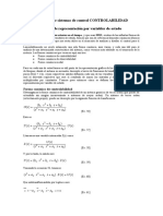 Formas Canónicas de Representación Por Variables de Estado