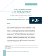 1 - Proyecto de Intervención Psicosocial PDF