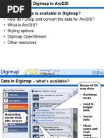 Using Digimap Data in Arcgis