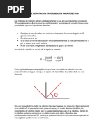 Matriz de Rotación para Imágenes en Visual