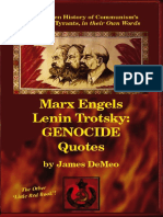 Marx Engels Lenin Trotsky: Genocide Quotes, by James DeMeo, Preview