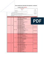 Putrajaya Campus Final Examination Timetable For Semester 1 20182019 Update