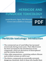 Herbicide and Fungicide Toxicology 2014