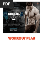 Barbell 55 Workout Plan by Guru Mann PDF