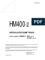 Komatsu Truck HM400-2+SEN00239-03D Manual