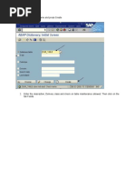 Table Creation in ABAP