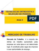 3 - Mercado de Trabalho e Recursos Humanos