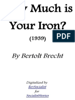 Bertolt Brecht How Much Is Your Iron 1 PDF