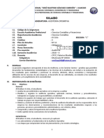 Silabo Auditoria Operativa IX C 2018 II