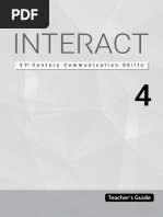 Interact Teacher's Guide Level 4