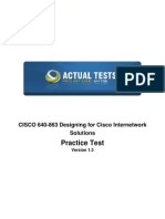 Practice Test: Cisco 640-863