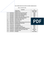 Rundown Acara Inagurasi KKN Ciririp Gunung Buleud