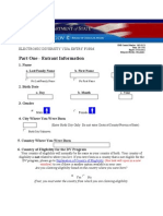 Electronic Diversity Visa Entry Form