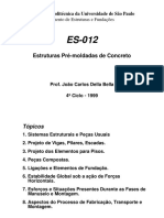 Estruturas Pré-Moldadas de Concreto