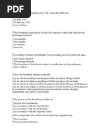 Constitutional Law MCQ 29.07.18