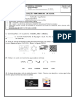 Avaliação 6 Ano Arte