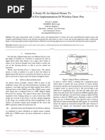 A Study of An Optical Mouse To Customize Ii For Implementation of Wireless Draw Pen