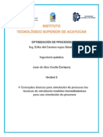 Unidad 2trabajo de Investigacion Optimizacion de Procesos