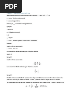 Progresion Geometrica (Resumen)