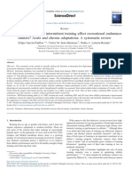 How Does High-Intensity Intermittent Training Affect Recreational Endurance Runners? Acute and Chronic Adaptations: A Systematic Review