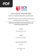 Propiedades Psicometrics Del Test de Sentido de Vida