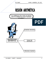 III BIM - Aritmetica - 5to. Año - Guía 3 - Progresión Aritm