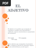 El Adjetivo