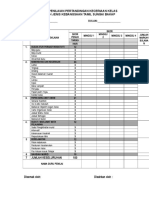 Borang Pemarkahan Pertandingan Kelas 2018