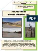 DIA Proyecto Ampliacion Servicio Energia Electirca CP Chenchen