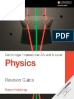 Cambridge International As and A Level Physics Revision Guide