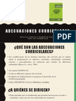 Adecuaciones Curriculares