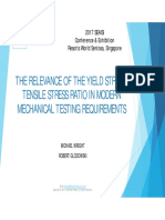 The Relevance of YS/UTS Ratio