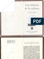 Cassirer, E. - Las Ciencias de La Cultura PDF