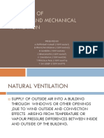 Principles of Natural and Mechanical Ventilation