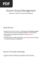 Kounin Group Management Model