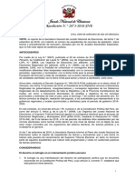 Res. 2873-2018-Jne - Establecen Reglas Para Expedientes de Exclusión Que No Han Sido Comprendidos en Las Audiencias Públicas Hasta El 7 de Setiembre de 2018 y Cuyas Decisiones de Primera Instancia No Han Adquirido Firmeza.