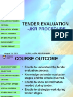 Tenderevaluationprocedure