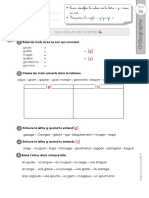 Ce1 Exercices Lettre G